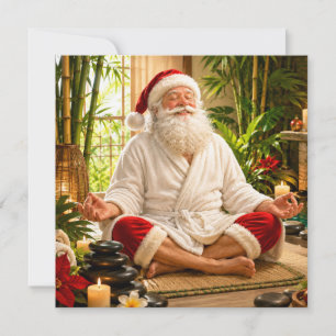 Meditación de Santa Claus de Navidad