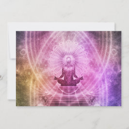 Meditación espiritual del yoga Zen Colorful