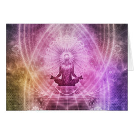 Meditación espiritual del yoga Zen Colorful