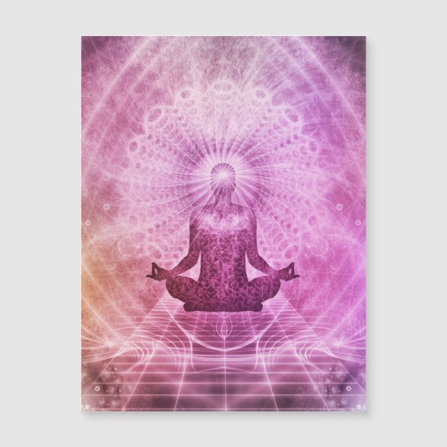 Meditación espiritual del yoga Zen Colorful (Anverso)