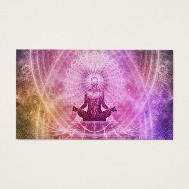 Meditación espiritual del yoga Zen Colorful (Frente)