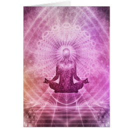 Meditación espiritual del yoga Zen Colorful