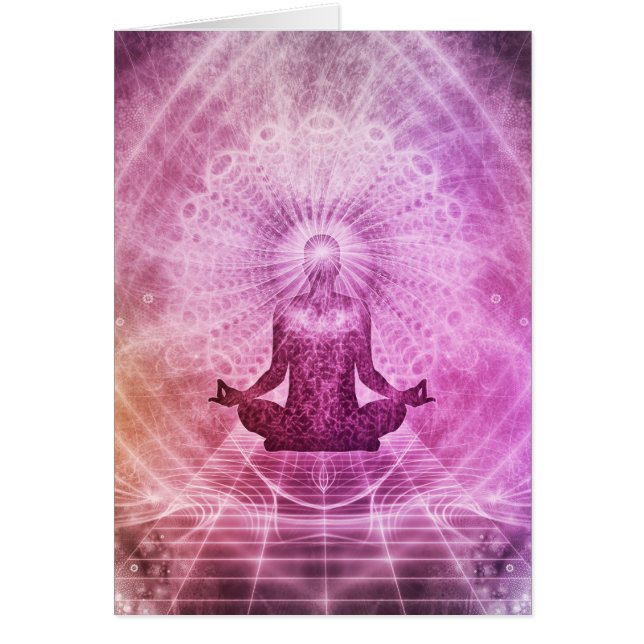 Meditación espiritual del yoga Zen Colorful (Frente)