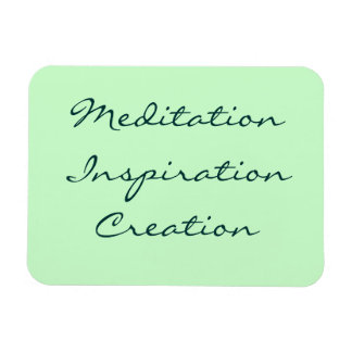 Meditación Inspiración Creación Imán Flexible