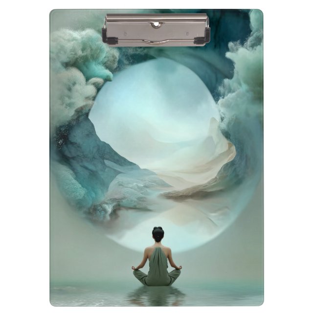 Meditación Zen Mística de Portapapeles (Anverso)