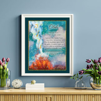 Meditando sobre arte de citas de Torah Chernobyl R