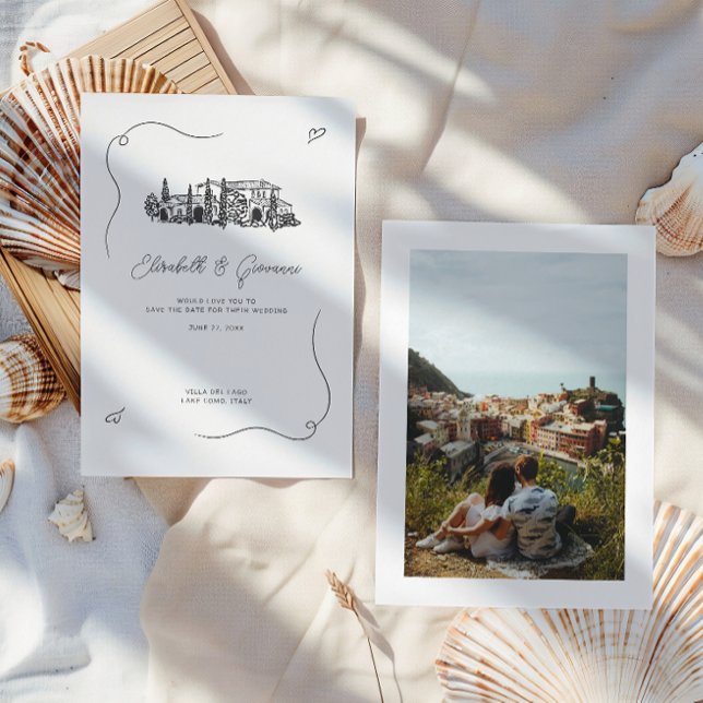 Mediterranean Villa Venue Sketch Wedding (Subido por el creador)