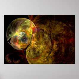 Medusa Amarilla en la Caza Arte Fractal