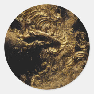 Medusa Classic Round Pegatina
