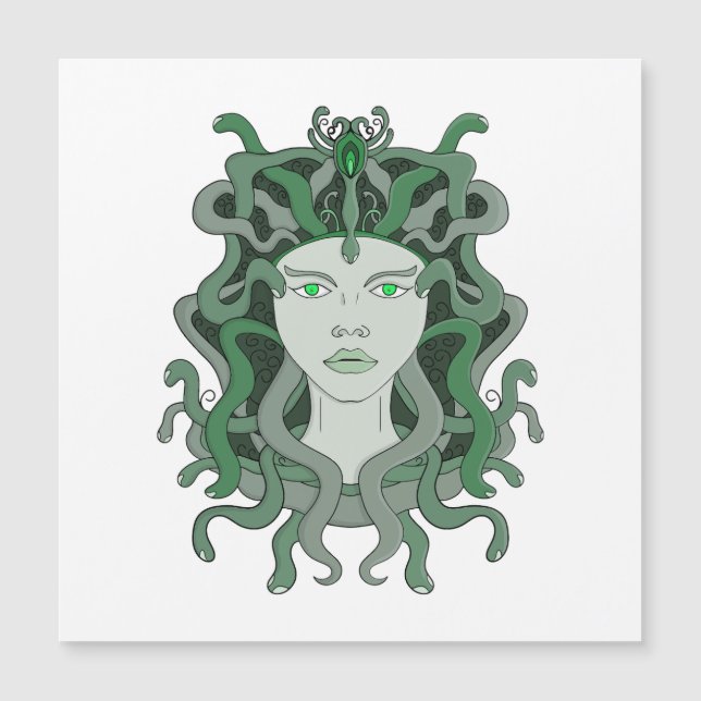 Medusa Gorgo Serpiente Gorgona Monstruo Mitología  (Anverso)
