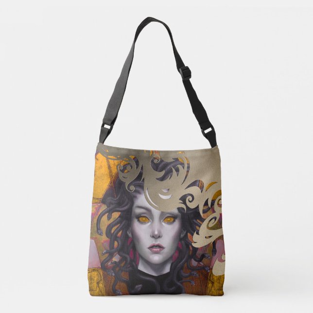 Medusa Ojos, Bolsa de cuerpo cruzado (Reverso)