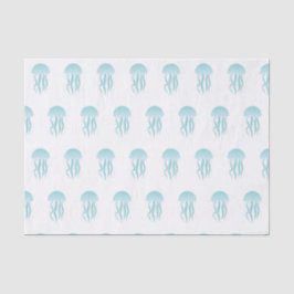 Medusas azules - papel seda