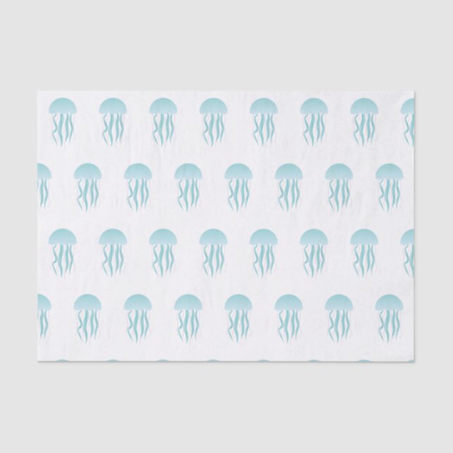 Medusas azules - papel seda (Anverso)