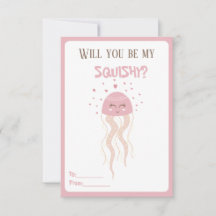 Medusas Corazones Rosados Lindos de San Valentín p