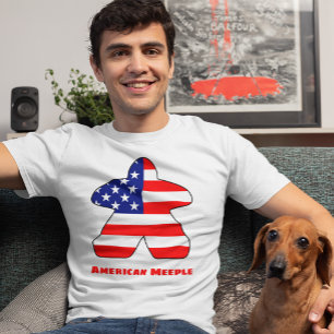 Meeple estadounidense envía una camiseta