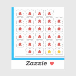 Meeple Tee Pegatinas - Meeples Diablo