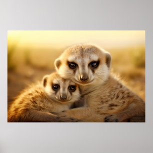 Meerkat Arte de belleza salvaje para animales