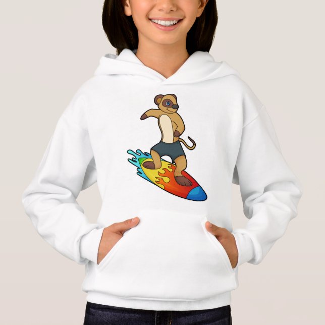 Meerkat como surfista con Surfboard (Anverso)