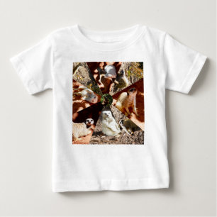 Meerkats En Triángulos, Camisetas Para Bebés