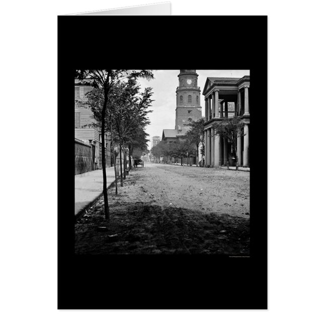 Meeting Street en Charleston, SC 1865 (Frente)
