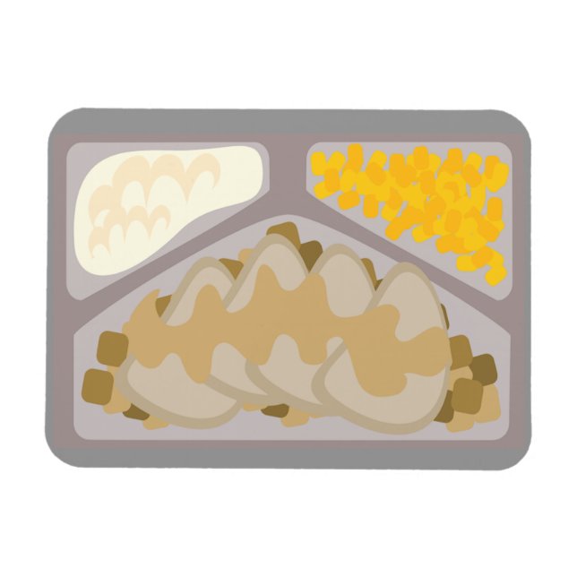 Mega imán de cena congelada (Horizontal)