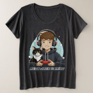 Mega Jrex Gaming camiseta más grande para mujeres 