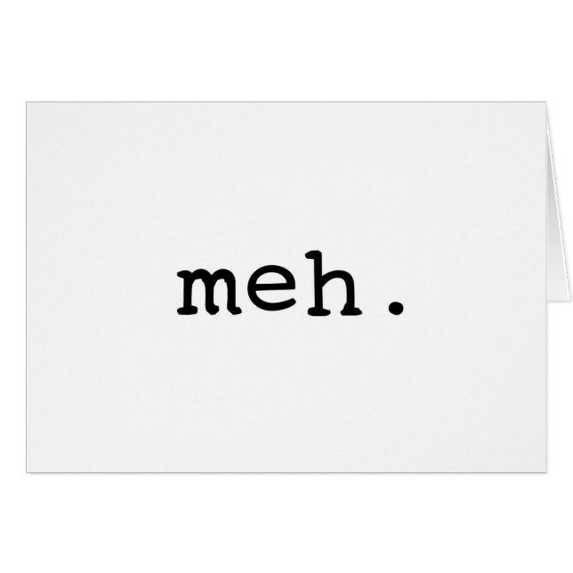 Meh. (Anverso (Horizontal))