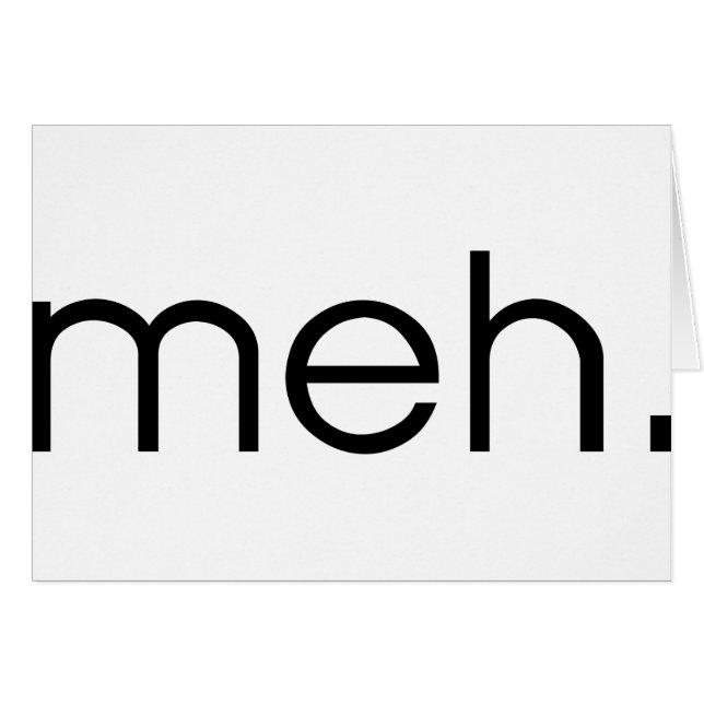 Meh (Anverso (Horizontal))