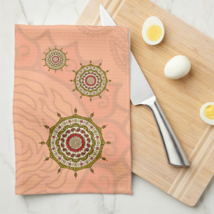 Mehndi Fantasy Gold Hand Toalla