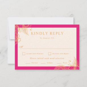 Mehndi Wedding RSVP