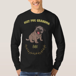 Mejor Abuela de Pug - Me encantan las camisetas de