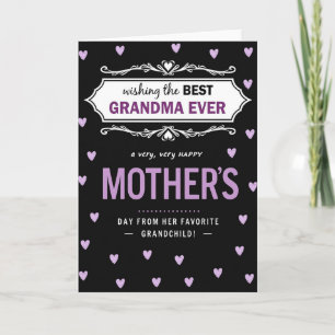 Mejor Abuela del Mundo Tarjeta de Amor