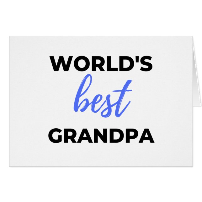 Mejor abuelo del mundo (Anverso (Horizontal))