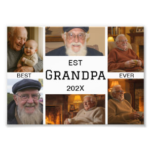 Mejor abuelo del mundo Collage de fotos