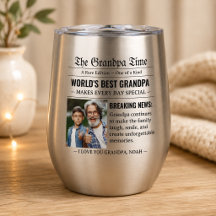 Mejor abuelo del mundo Foto regalo genial periódic