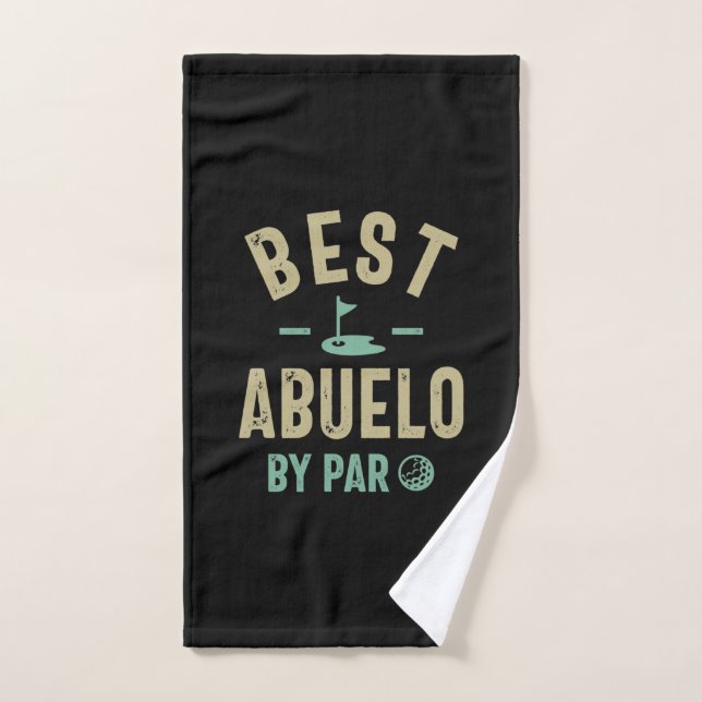 Mejor Abuelo Para Los Hombres Del Abuelo Par (Toalla de mano)