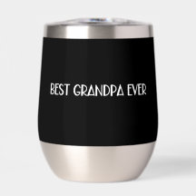 Mejor Abuelo Simple Negro Blanco Regalo para Abuel
