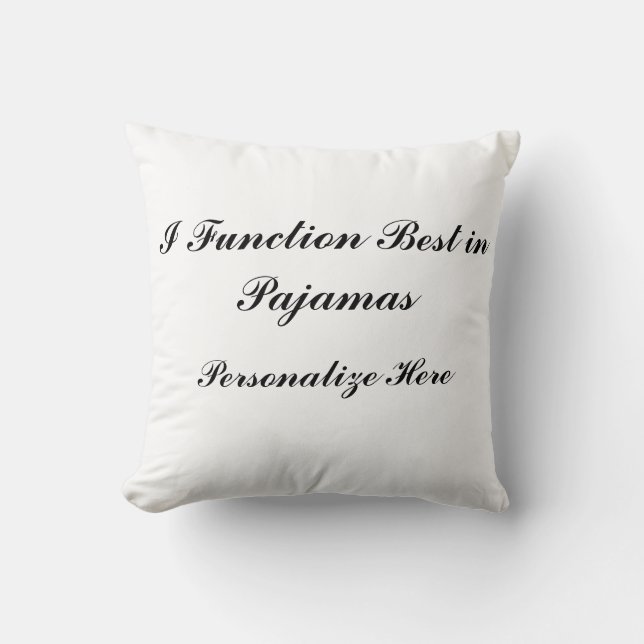 Mejor Almohada de Pijama (Anverso)