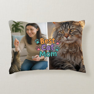 Mejor almohada personalizada para mamá de gato con