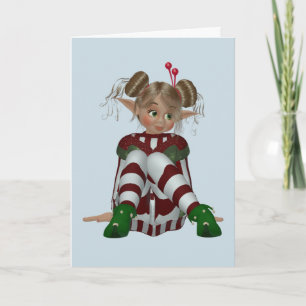 MEJOR AMIGA TARJETA ELF CHICA BFF