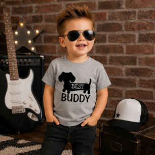 Mejor amigo Dachshund Toddle Tee regalo Doxie