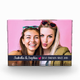 Mejor Amigo desde la plantilla moderna de fotos pe