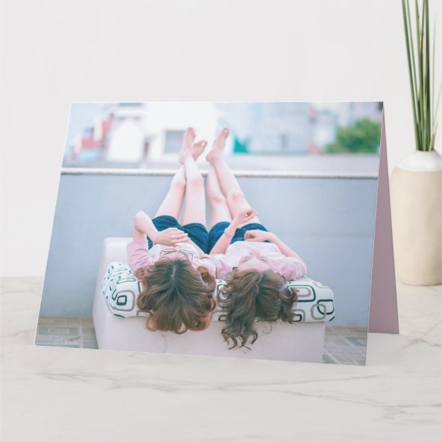 MEJOR AMIGOS BESTIE BFF TARJETAS DE CUMPLEAÑOS PAR (Anverso)