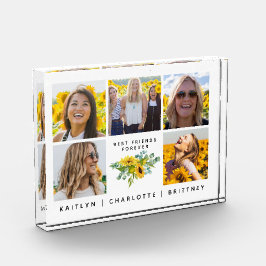 Mejor Amigos Bloque de Collage de fotos de 5 para 