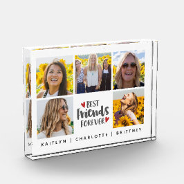 Mejor Amigos Bloque de Collage de fotos de 5 para 