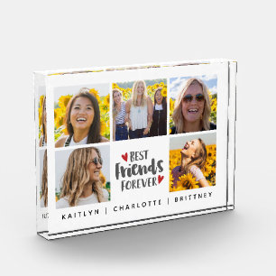 Mejor Amigos Bloque de Collage de fotos de 5 para