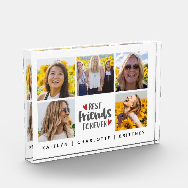 Mejor Amigos Bloque de Collage de fotos de 5 para  (Izquierda)