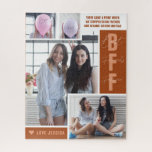 Mejor Amigos de BFF | Rompecabezas del Collage de<br><div class="desc">"Nos Convirtimos En Hermanas". Un gran regalo para tu bienestar. 3 collage de fotos, fuentes modernas y banner de dos tonalidades de moda. Agregue la redacción de su personalizado a este diseño utilizando los cuadros "Editar esta plantilla de diseño" situados en la parte derecha del elemento, o haga clic en...</div>