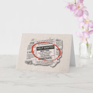 Mejor anuncio de solicitud de hombre