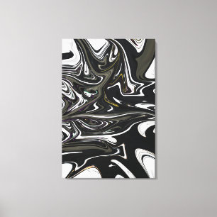 Mejor arte abstracto en blanco y negro, pintura ab
